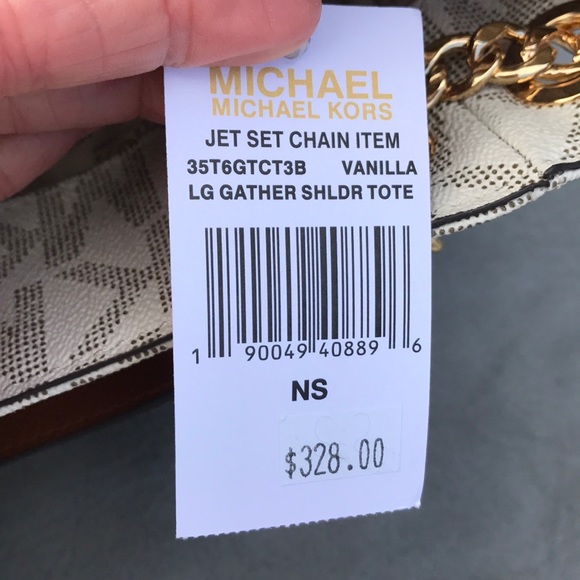 Michael kors jet set large gather shoulder bag new - Picture 6 of 8